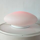 White opaline pebble lamp dlg Joseph André Motte