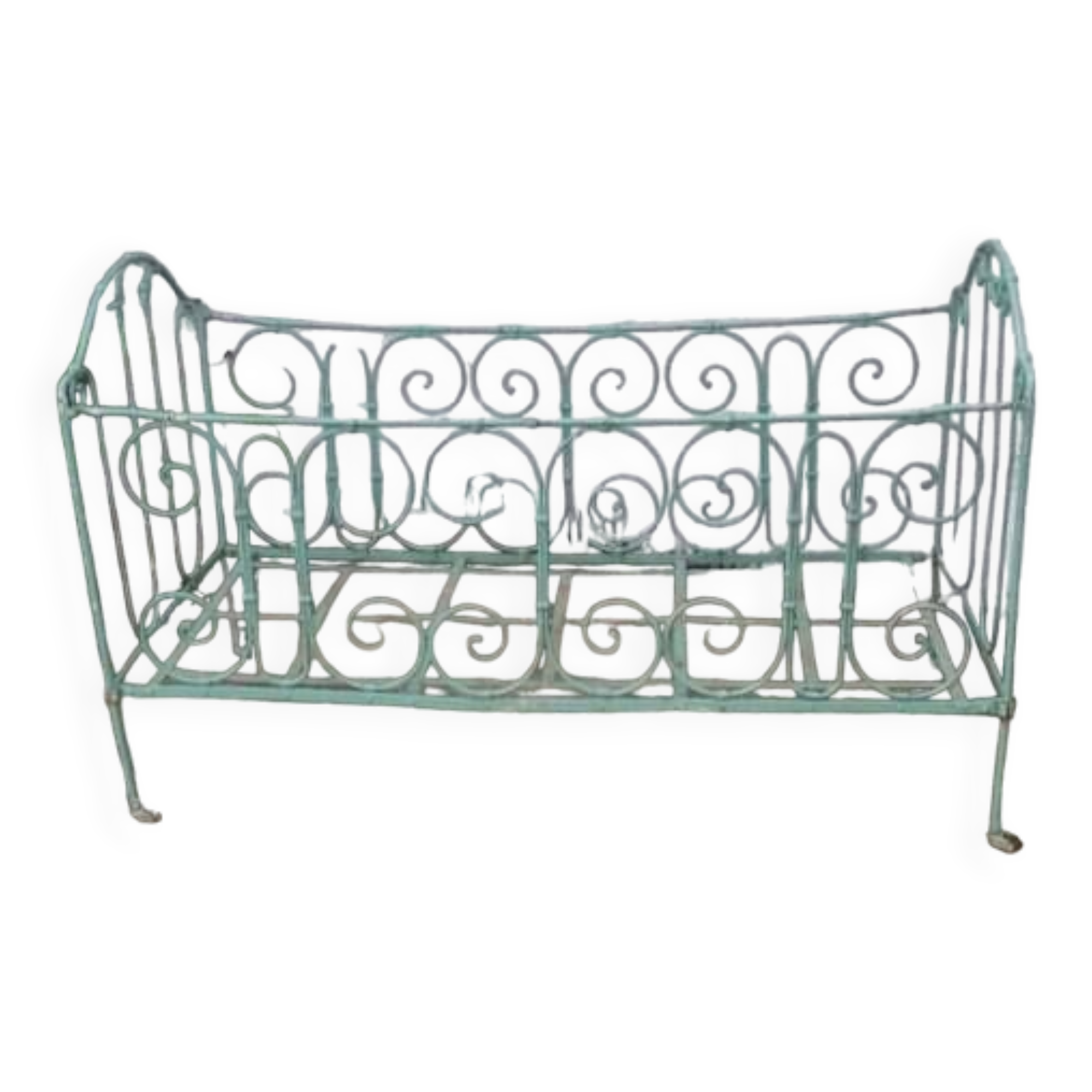 Lit enfant / banquette en fer forgé