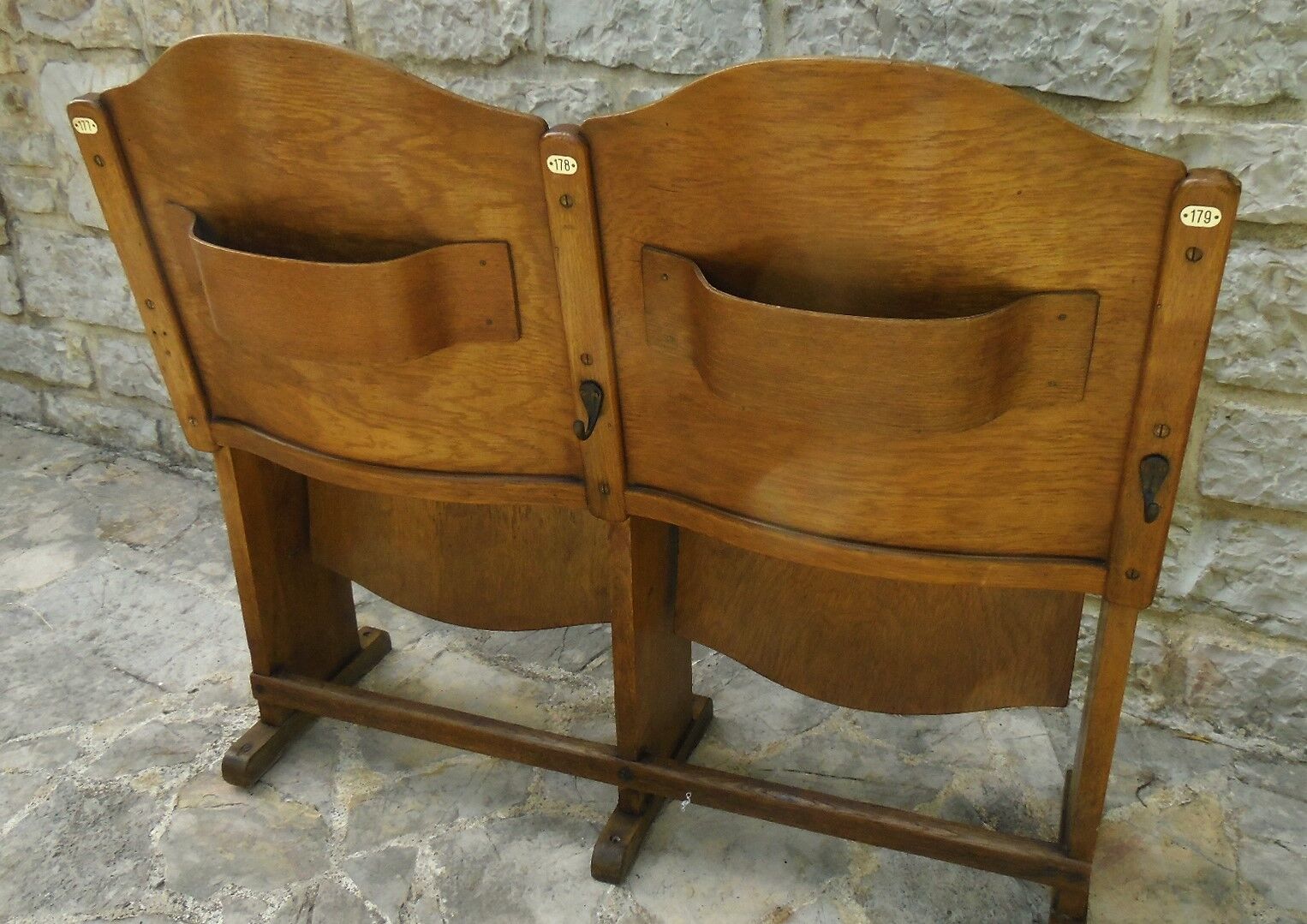 Former cinema seat 2 chairs