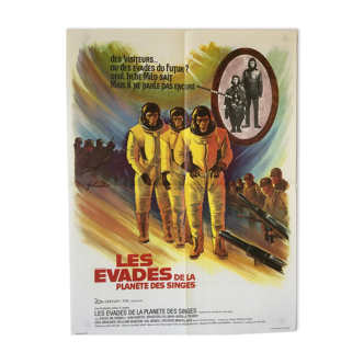 The Escapees from the Planet of the Apes (1971) - 80x60cm