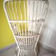 Rattan armchair in the style of "Emmanuelle armchair"