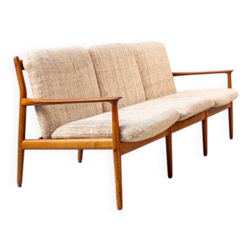 Vintage Teak Sofa by Svend Åge Eriksen for Glostrup, Denmark, 1960s