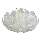 Garda, luxury Italian Murano glass ceiling light or flush mount, 1980s