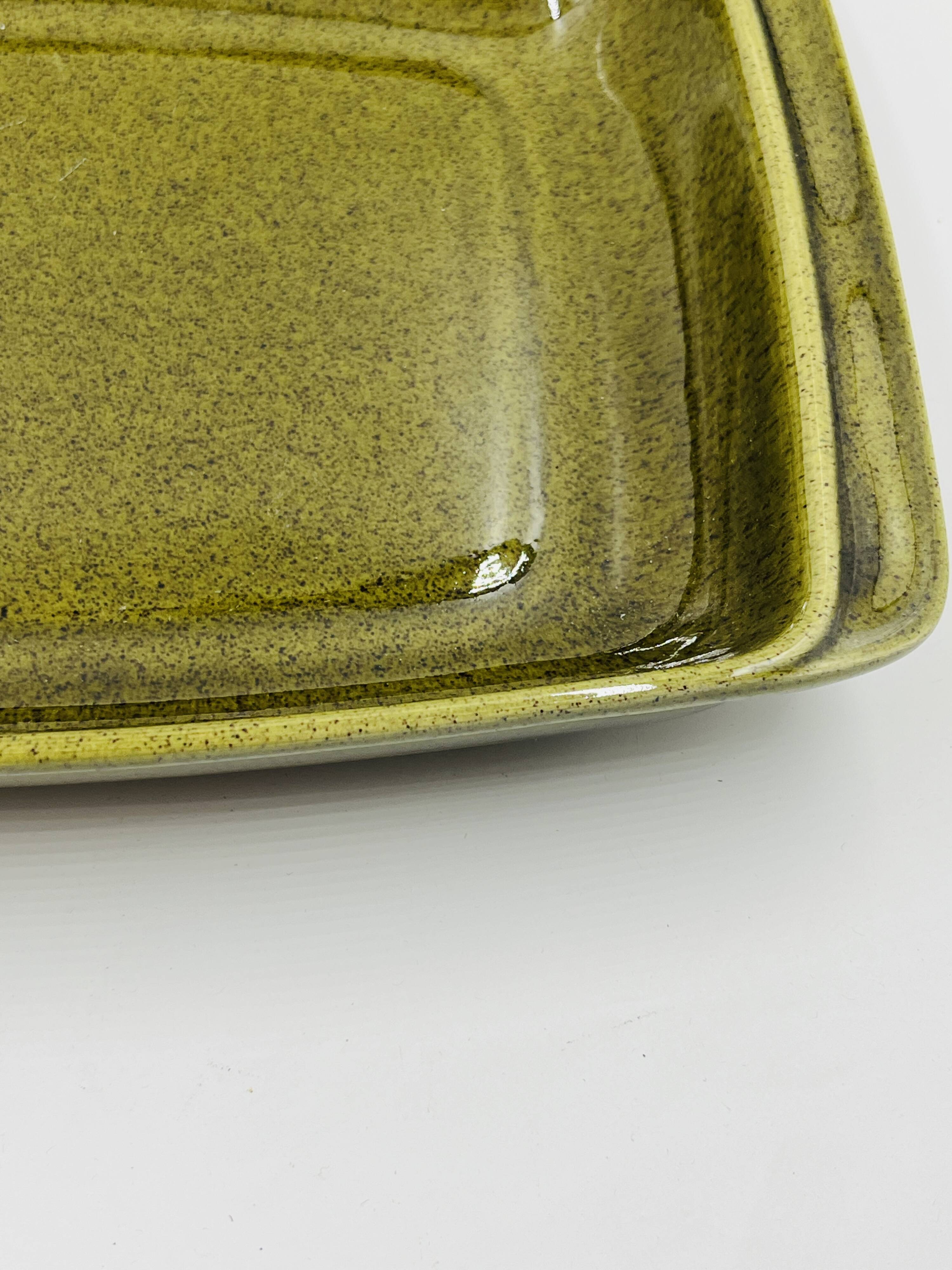 Plat rectangulaire en grès Hälsingborg Bengt Johansson