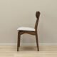 Set of six walnut chairs, Danish design, 60s, production: Denmark