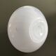 Vase drop pink opaline