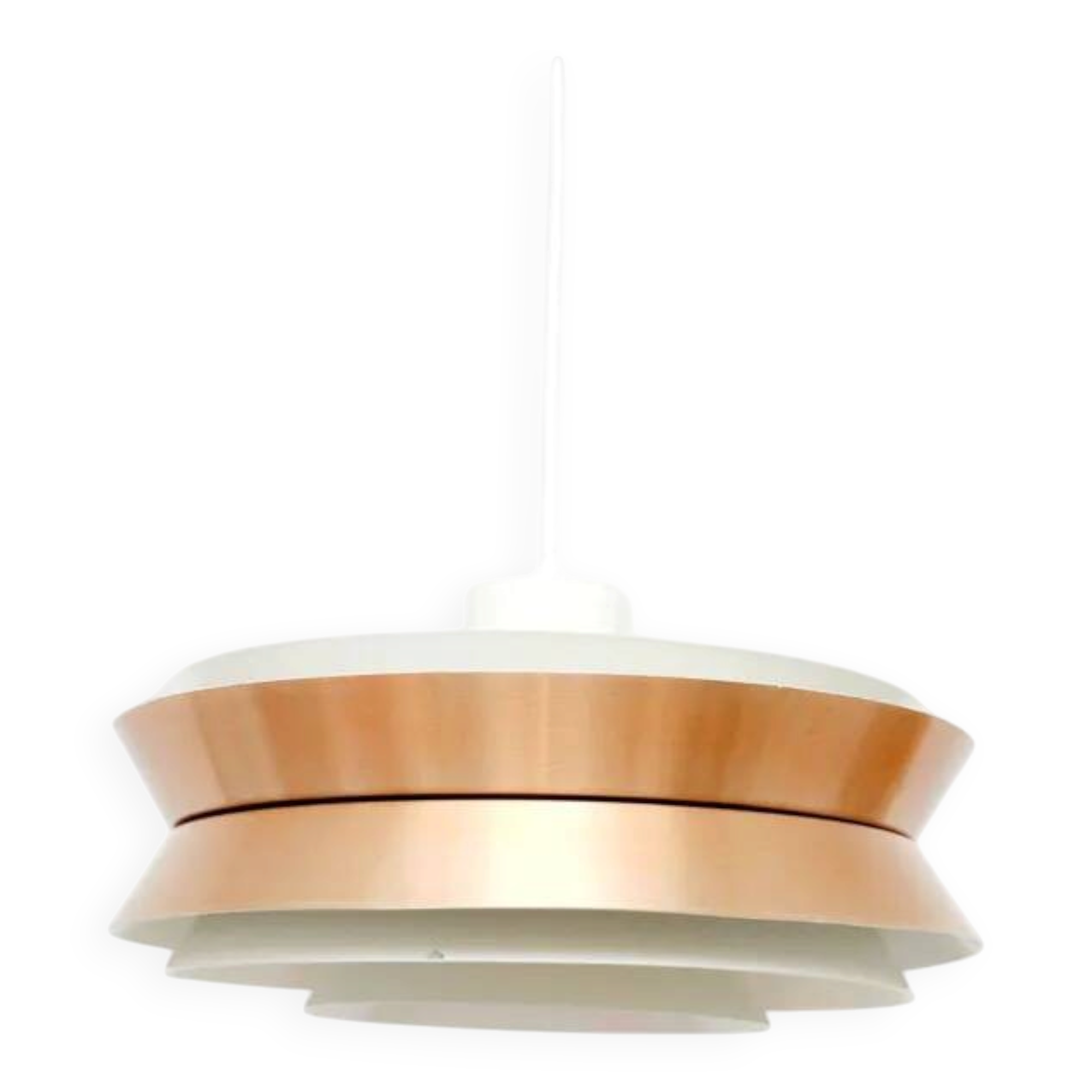 Copper Trava lamp, design by C. Thore, Sweden 1963