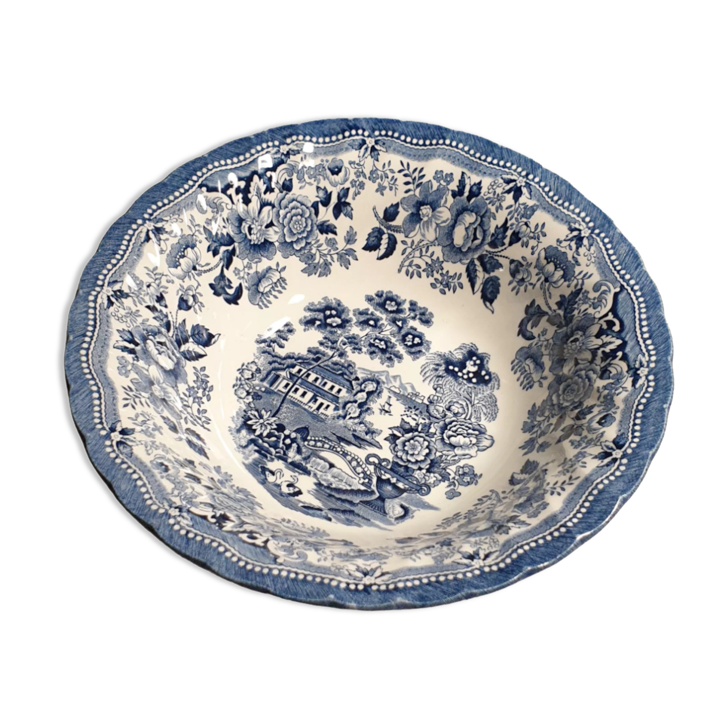 Salad Bowl Porcelaines Churchill the Georgian collection :23,7cm ○