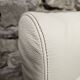Fauteuil lounge et son ottoman cuir