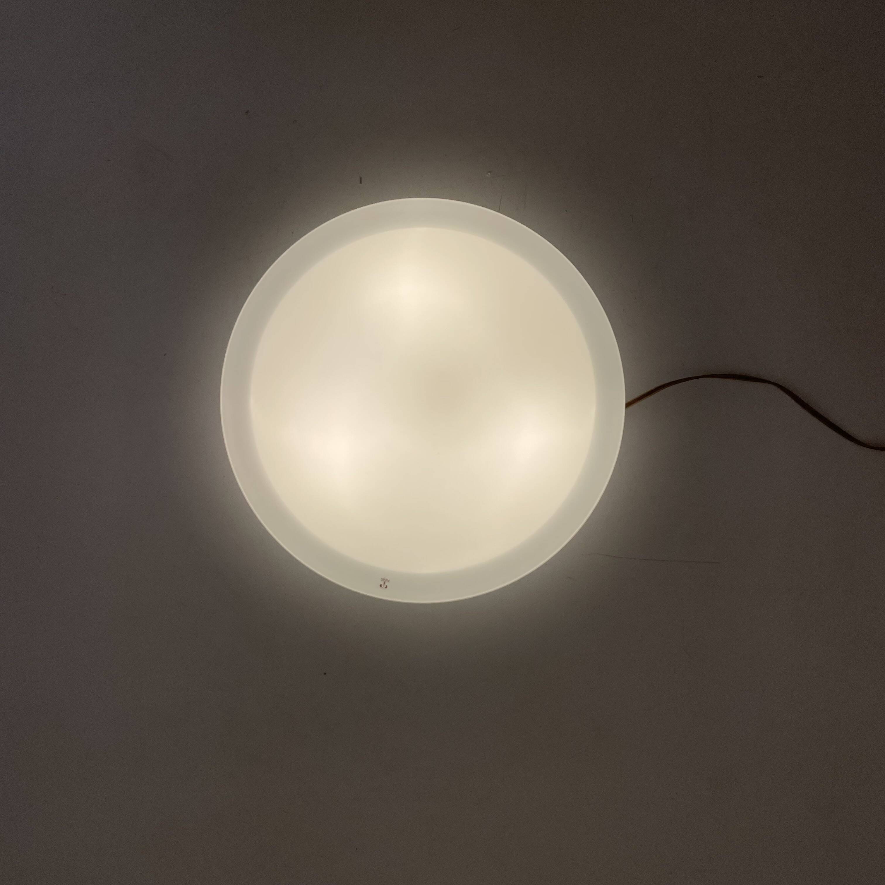 Opaline Ceiling Lamp by Peill+Putzler, Germany, 1980s