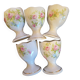 Lot of 5 vintage porcelain egg cups.