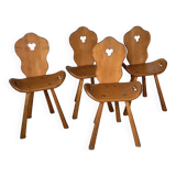 Oak mountain chalet chairs