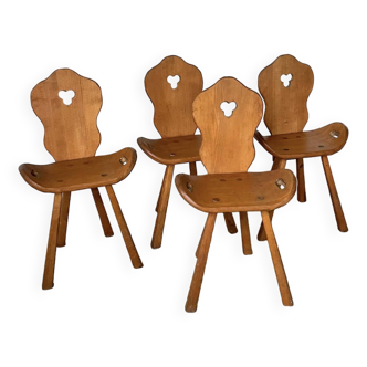 Oak mountain chalet chairs