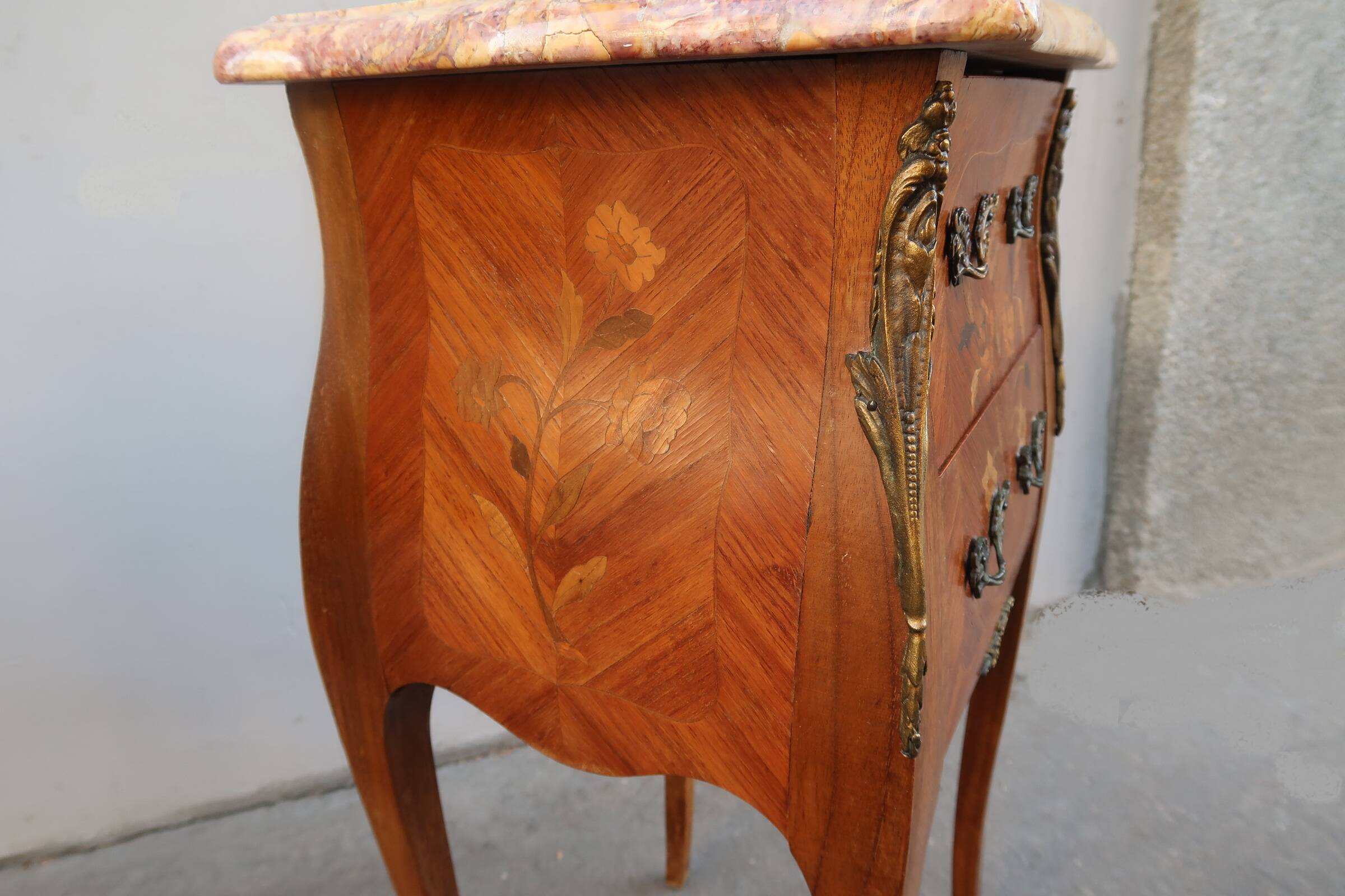 Pair of Louis XV style bedside tables