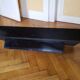 Vintage black lace-up table 70