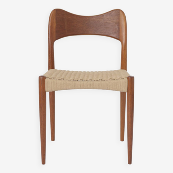 Vintage Chair by Arne Hovmand Olsen, 1950s, Danish, Teak