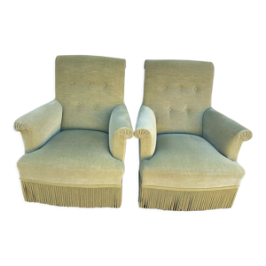 Paire de fauteuils vintage