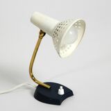 Very nice Mid Century Modern metal bedside lamp with adjustable shade