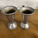 Paire de vase en alu