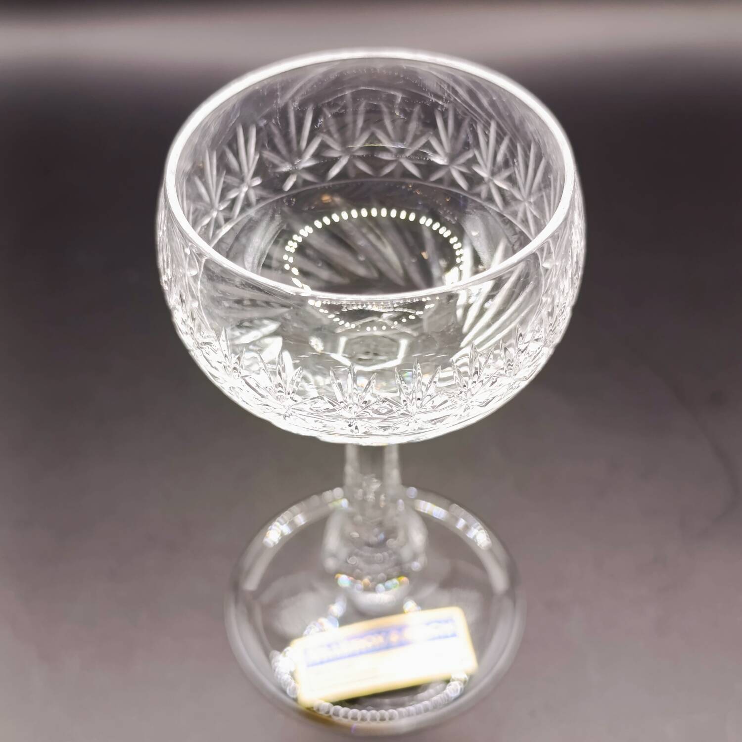 6 Villeroy & Boch crystal liqueur glasses