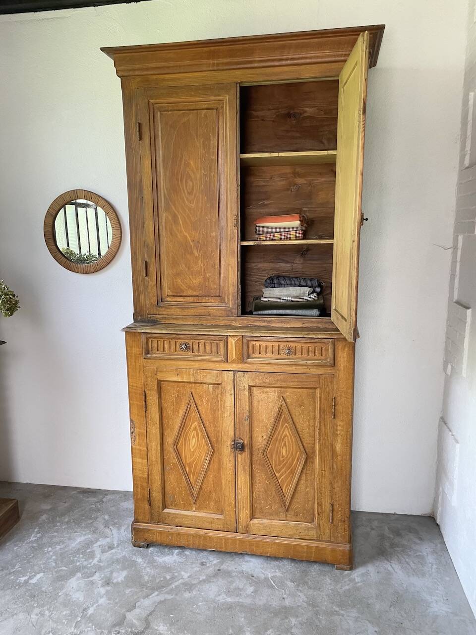 Two-body grocery cabinet, 1900