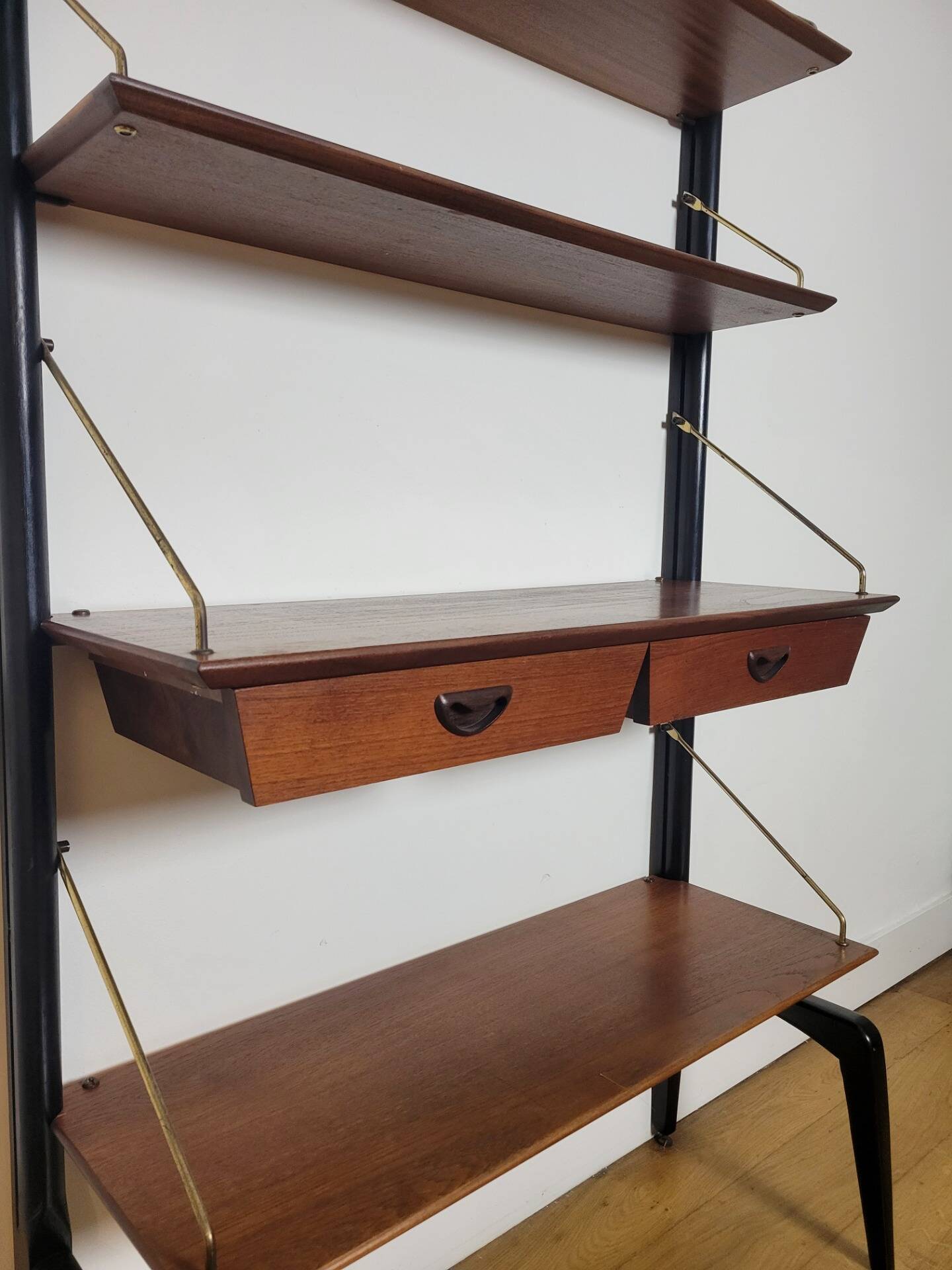 Vintage modular wall unit by Louis van Teeffelen for Wébe