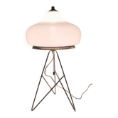 Lampe design opaline 1980
