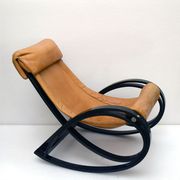 Sgarsul rocking chair designed by Gae Aulenti for Poltronova