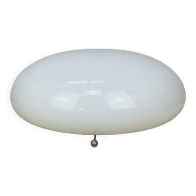 Applique boule opaline Regent demi sphère vintage