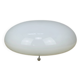 Regent vintage half-sphere opaline ball wall lamp