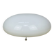 Regent vintage half-sphere opaline ball wall lamp