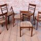 Art Deco Chairs in Walnut, Czech, 1920s, Set of 6