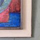 Mid-Century Modern Swedish "Fish & Fruit" Vintage Still Life Oil Painting, Framed