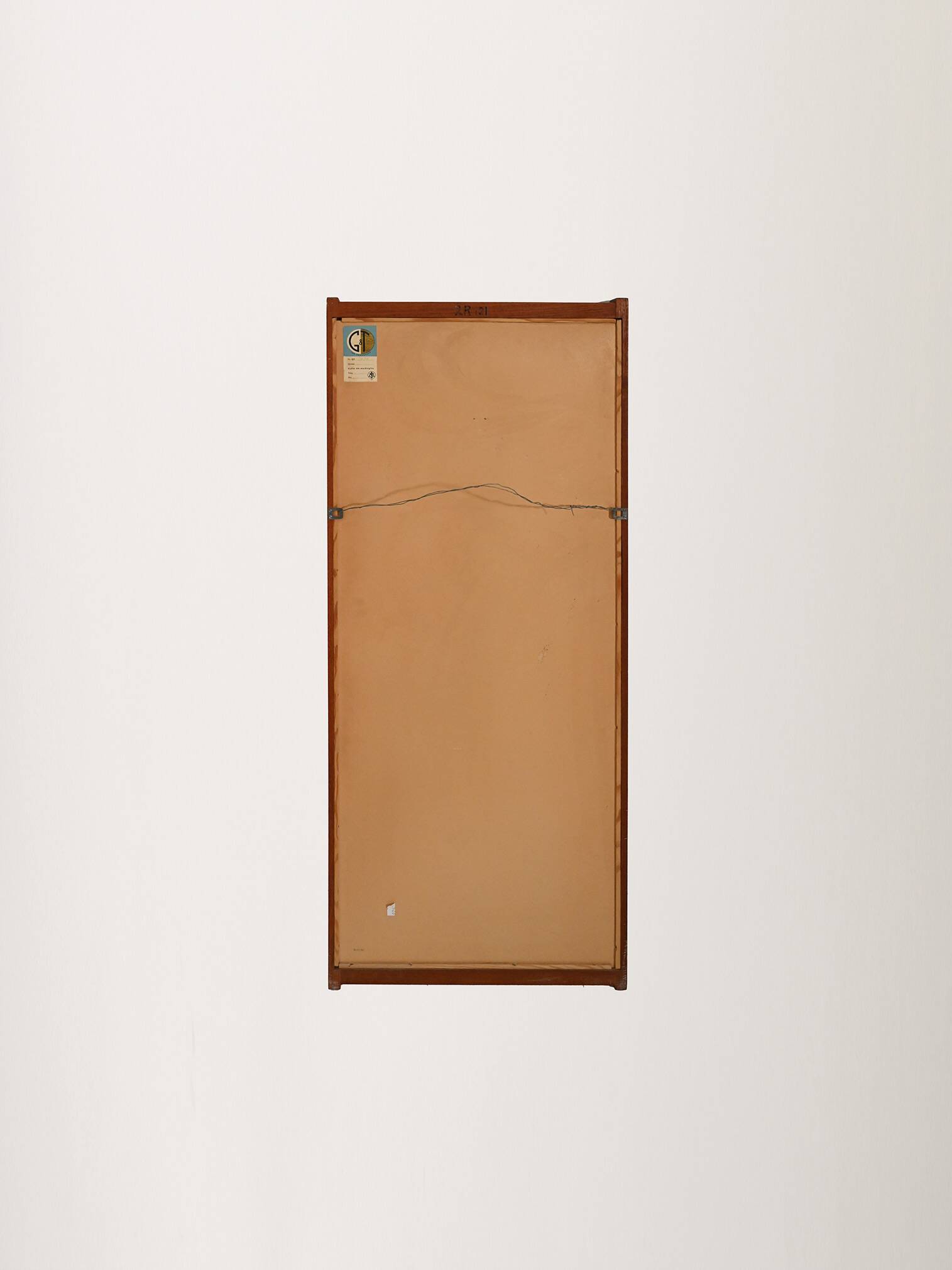 1960s Scandinavian teak mirror