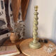 Lampe vintage torsadée – abat-jour indienne fait main