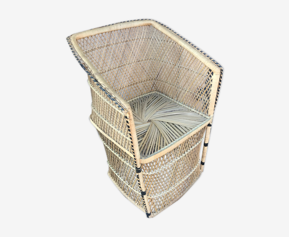 Fauteuil rotin enfant