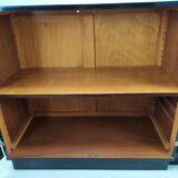 Modernist art deco black lacquered buffet
