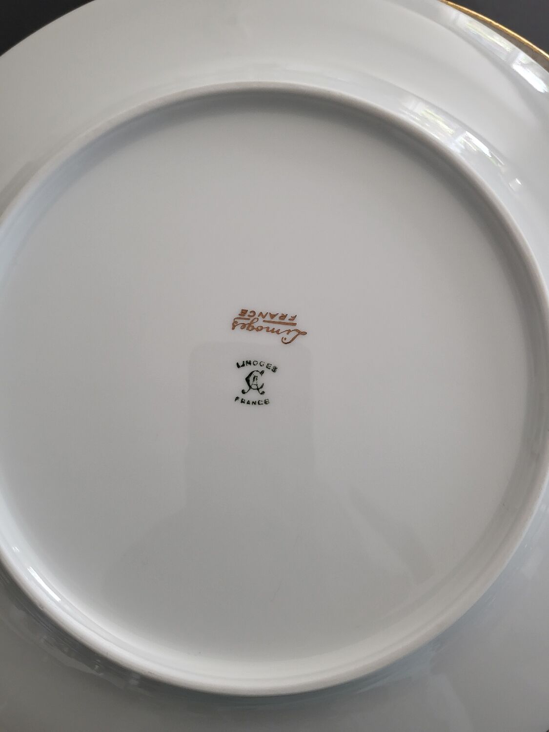 Lot de 7 assiettes limoges france ca