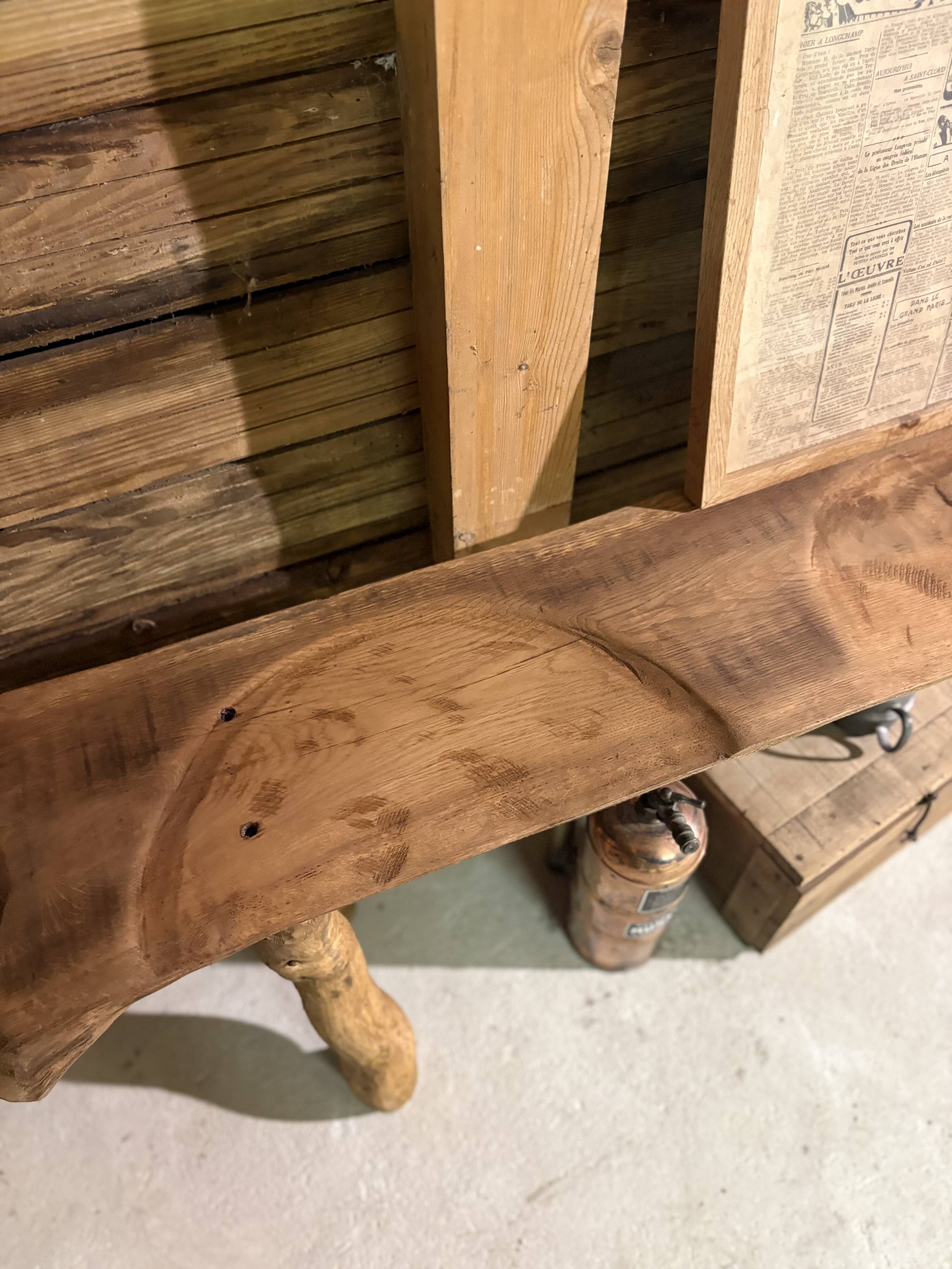 Old solid wood bench – country house spirit