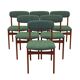 Set of six teak chairs, Danish design,  N. & K. Bundgaard Rasmussen