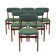 6 chaises en teck danoises N. & K. Bundgaard Rasmussen, 1960