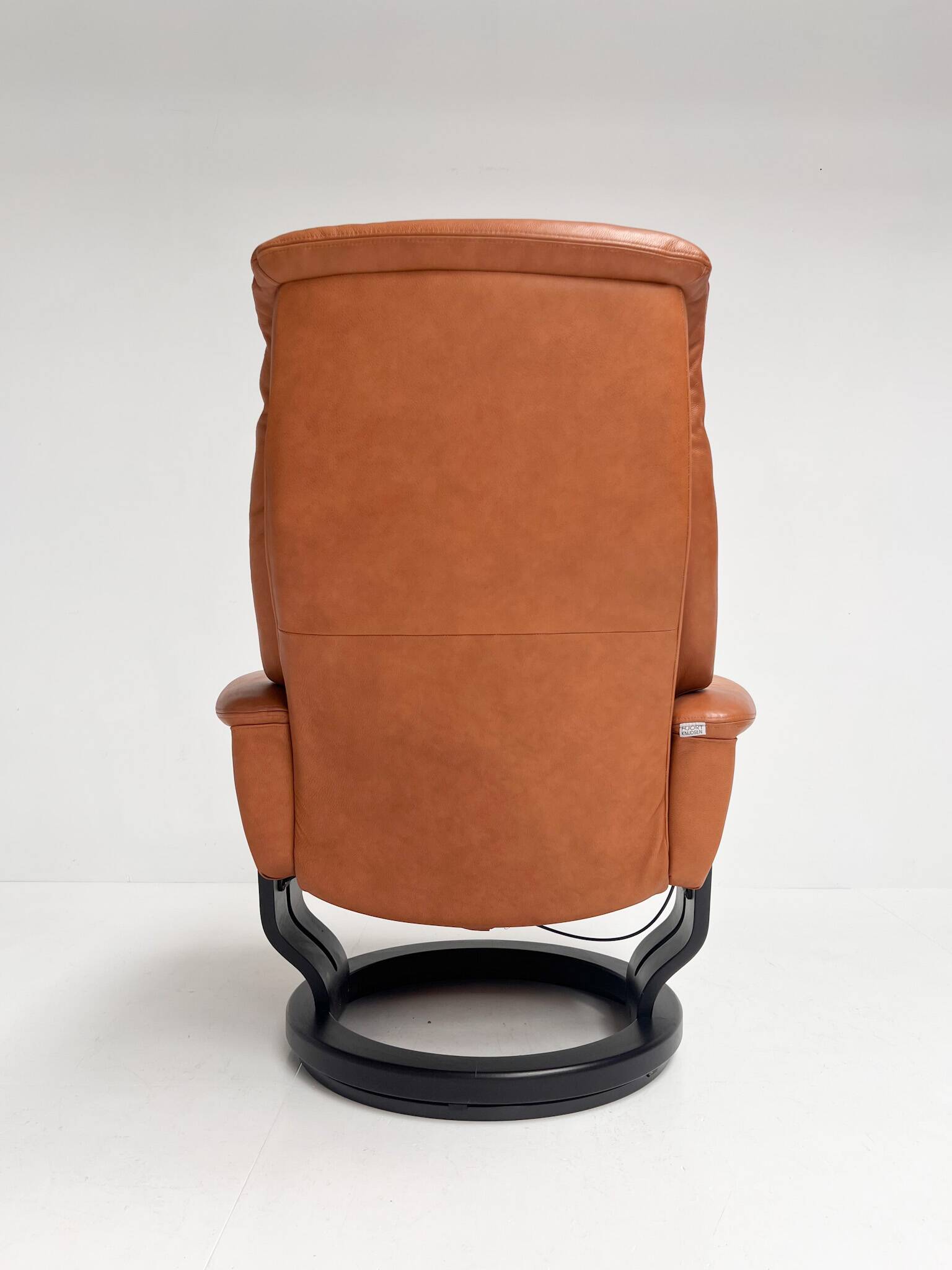 Hjort Knudsen relax chair with ottoman, 1990’s