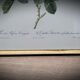 Frame lithograph rosier four seasons with variegated leaves