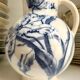 Sarreguemines pitcher, iron earthenware jug, "Narcissus" service