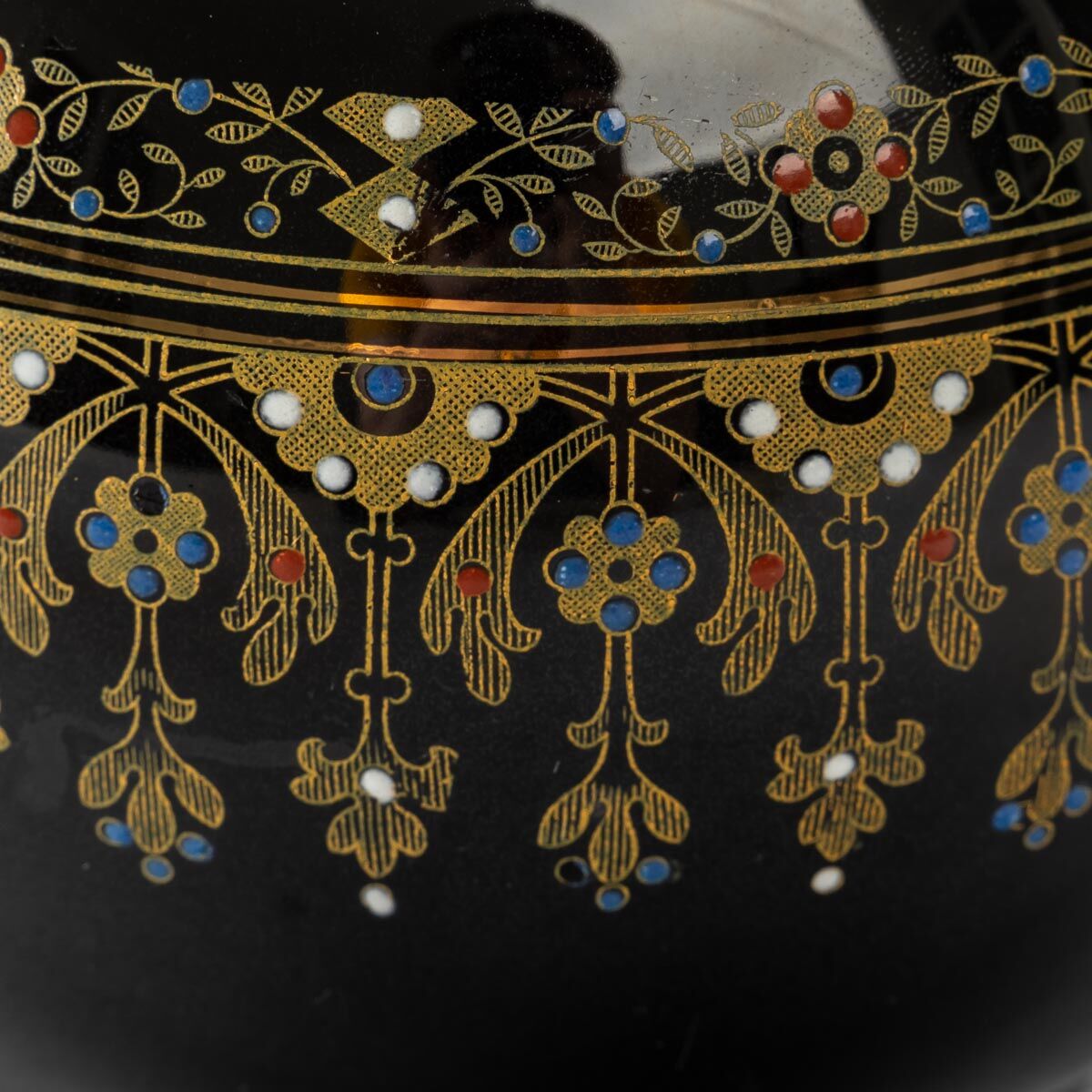 Tea Service - Sarreguemines - Rockingham Model - XIXth Century