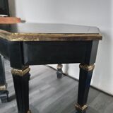 Black and gold coffee table