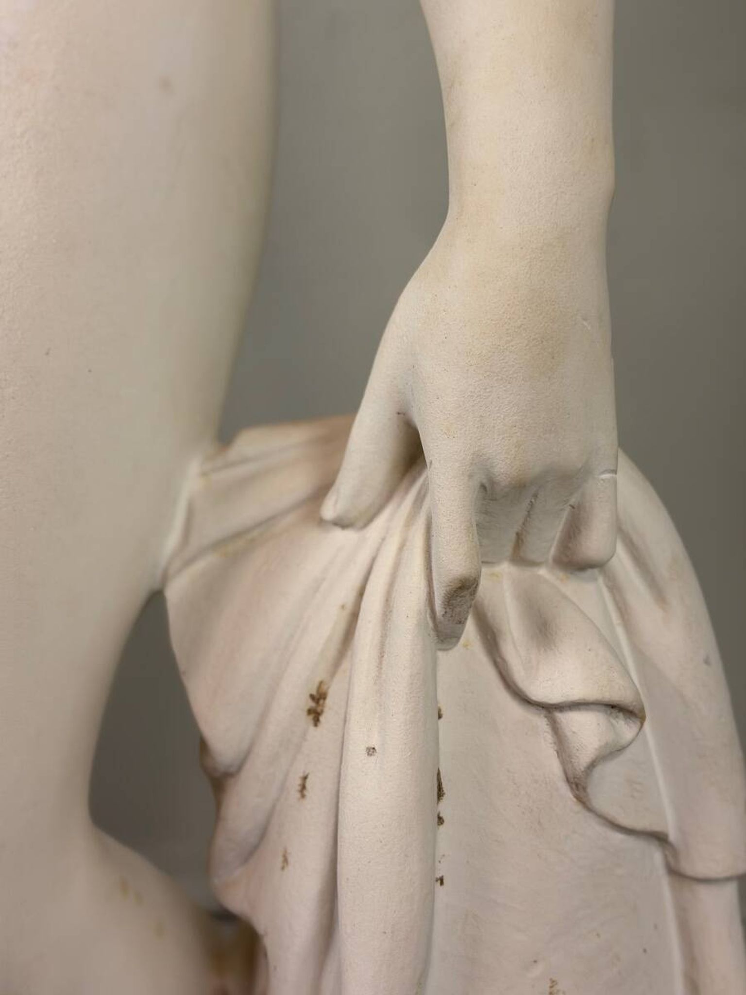 Venus with the Apple, based on the model by Bertel Thorvaldsen in reconstructed marble, 20th century.