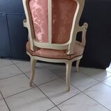 Fauteuil cabriolet style Louis xv