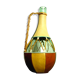 Demijohn in skai