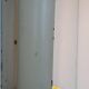 Pair of vintage adjustable wall lights, white metal, Sweden 1970